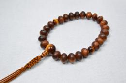 素挽き栴檀蜜柑12×16 虎眼石仕立て