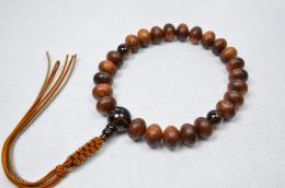 素挽き栴檀蜜柑12×16 茶水晶仕立て