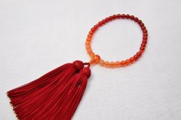 瑪瑙グラデーション片手　正絹頭房