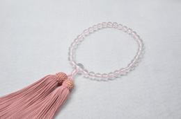 本水晶片手　正絹頭房