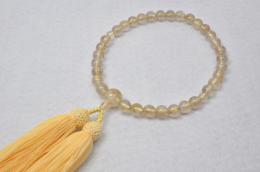 ルチルクォーツ片手　正絹頭房