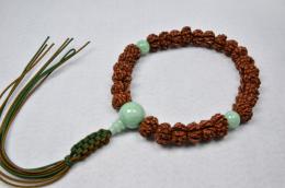 五百羅漢彫 本翡翠仕立て